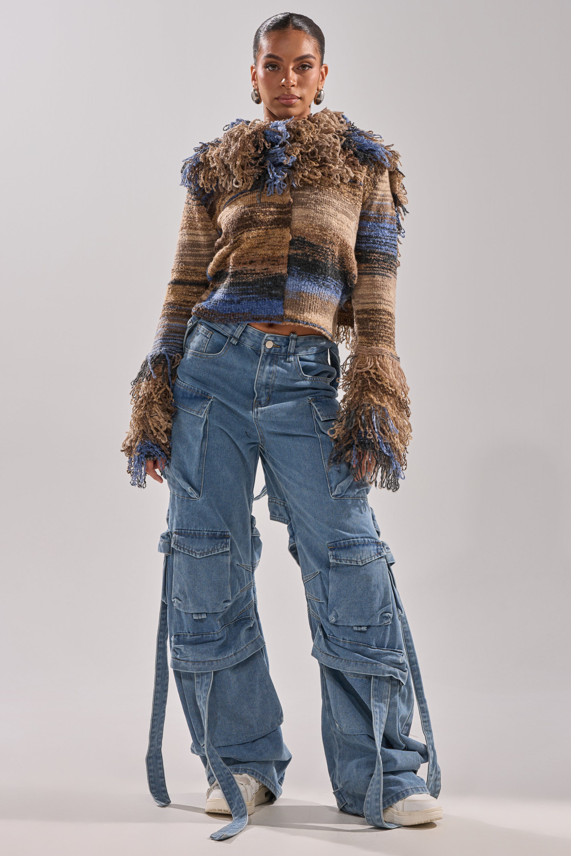 ALWAYS ON MY MIND FRINGE SWEATER