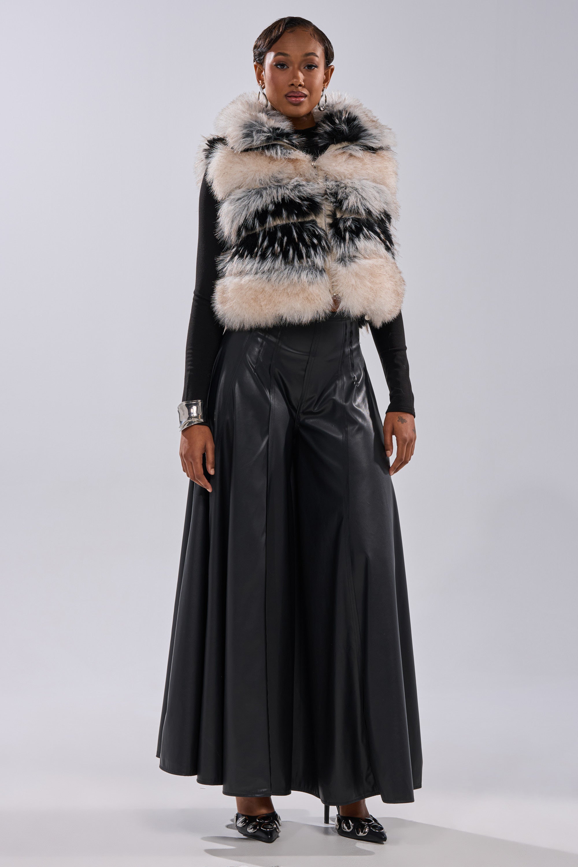 KIKI FAUX FUR VEST